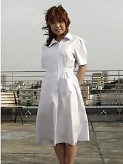 young japanese nurse Erika Aizawa