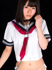 Horny little schoolgirl Mai Araki is hungry for cock but shes inexperienced and doesnt know what shes about to get.