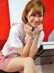 Hot Ichika Nishimura is sweet office babe that loves to am